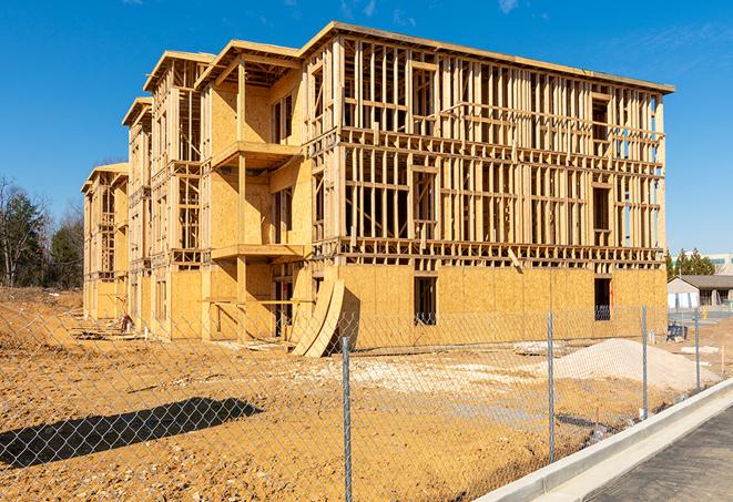 a long-lasting temporary fence helping to keep construction zones safe in Lenox, MA